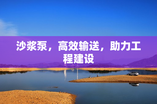 沙浆泵，高效输送，助力工程建设