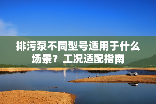 排污泵不同型号适用于什么场景？工况适配指南
