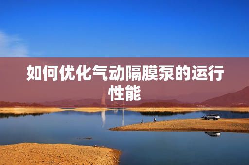 如何优化气动隔膜泵的运行性能