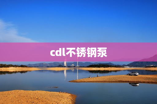cdl不锈钢泵